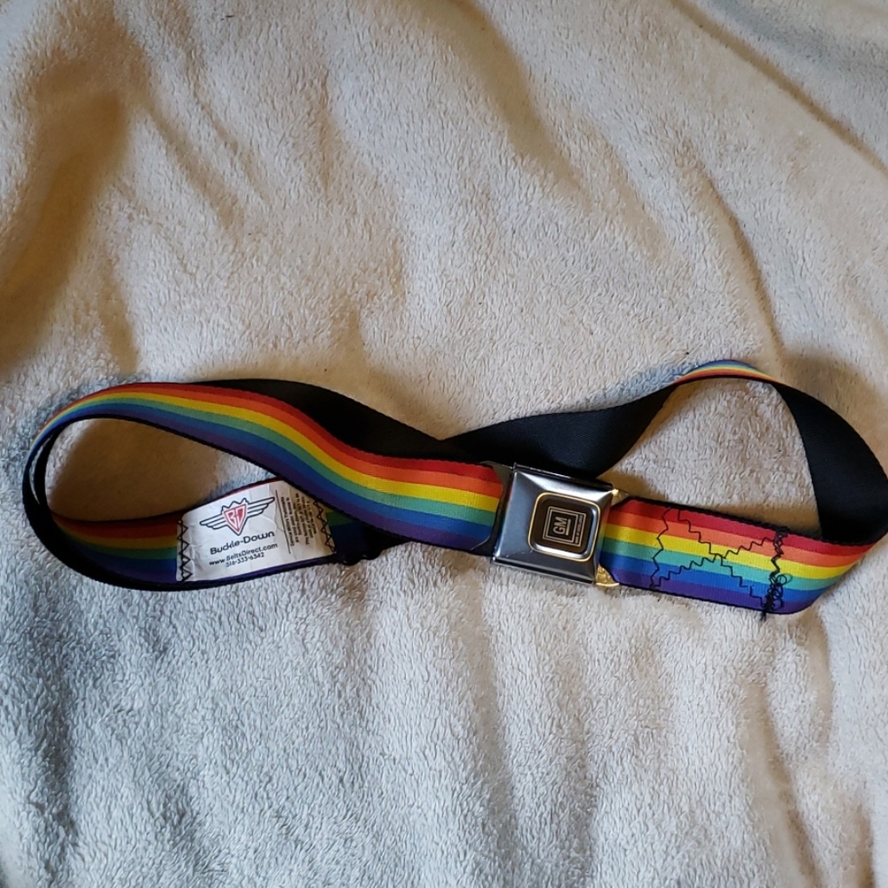 Adjustable Rainbow Seatbelt Belt